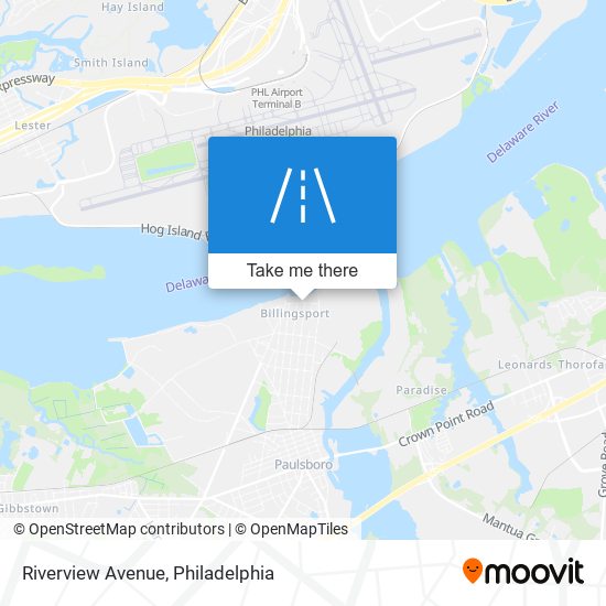 Riverview Avenue map