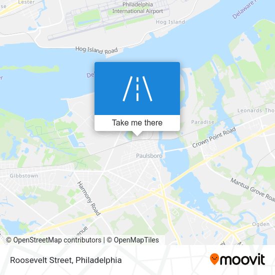 Roosevelt Street map