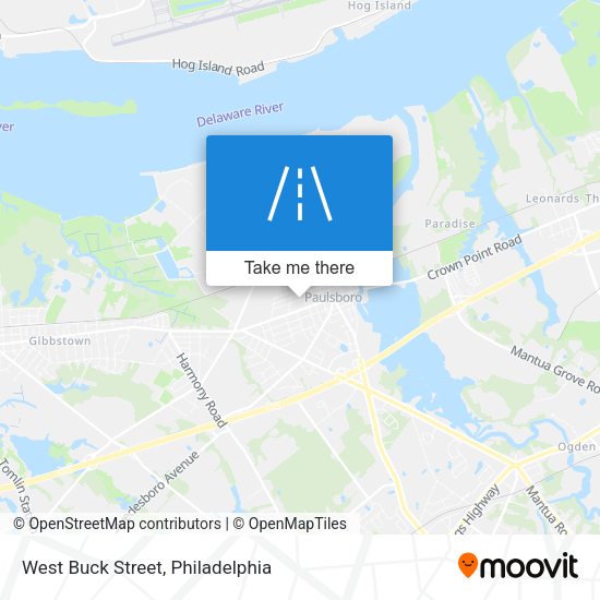 Mapa de West Buck Street