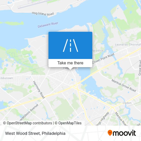 Mapa de West Wood Street