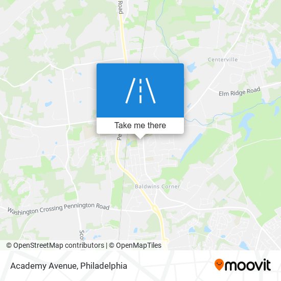 Academy Avenue map