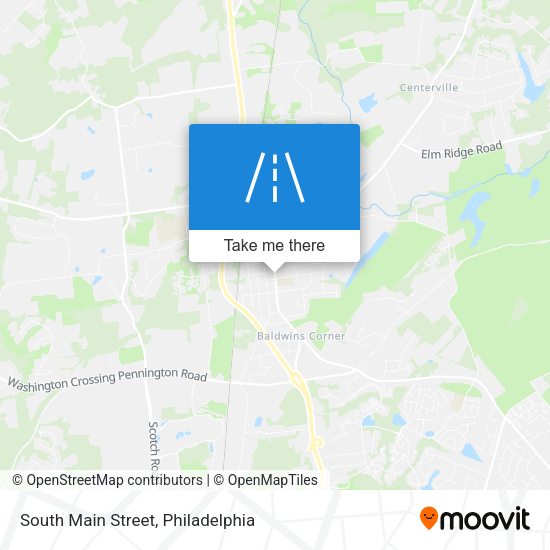 Mapa de South Main Street
