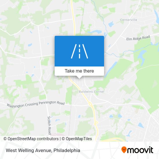 Mapa de West Welling Avenue