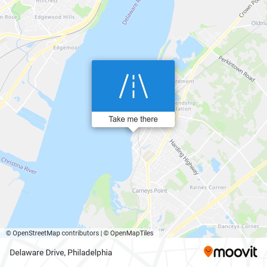 Mapa de Delaware Drive