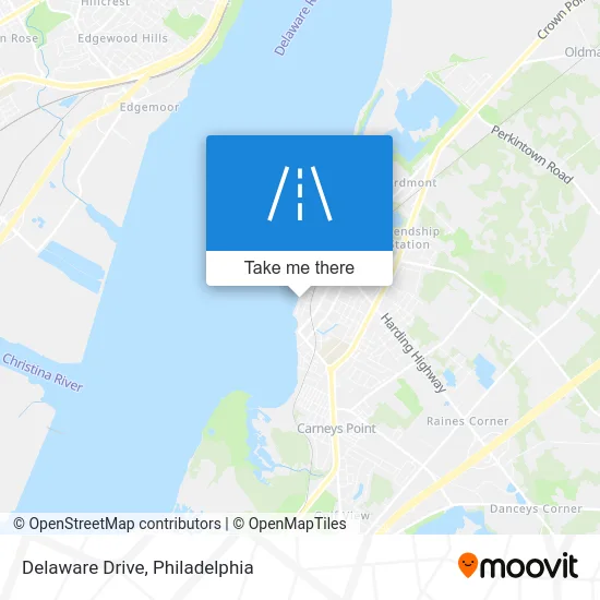 Delaware Drive map