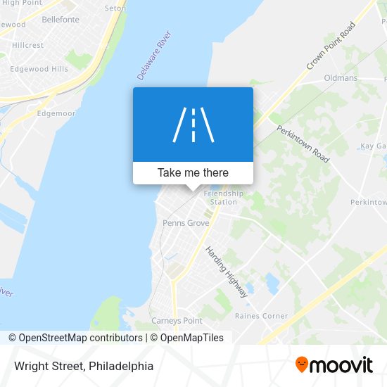 Mapa de Wright Street