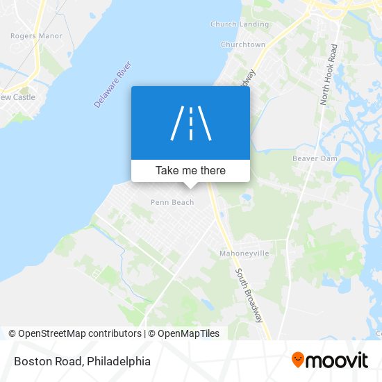 Boston Road map