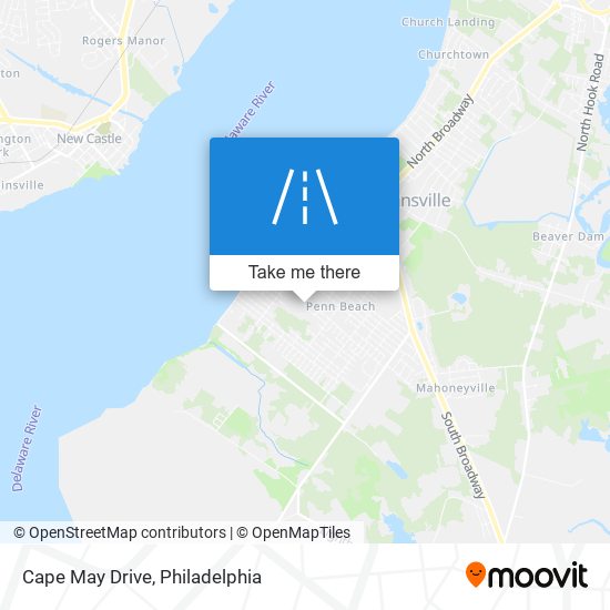 Cape May Drive map