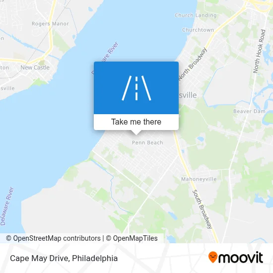 Cape May Drive map