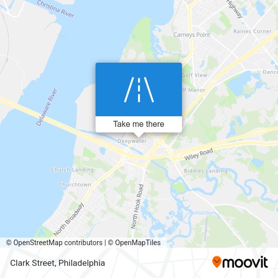 Mapa de Clark Street