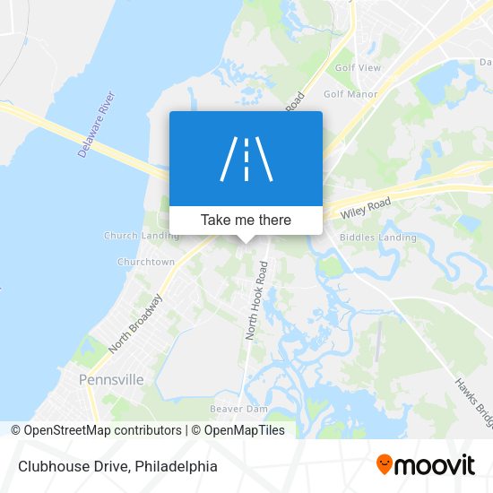 Clubhouse Drive map