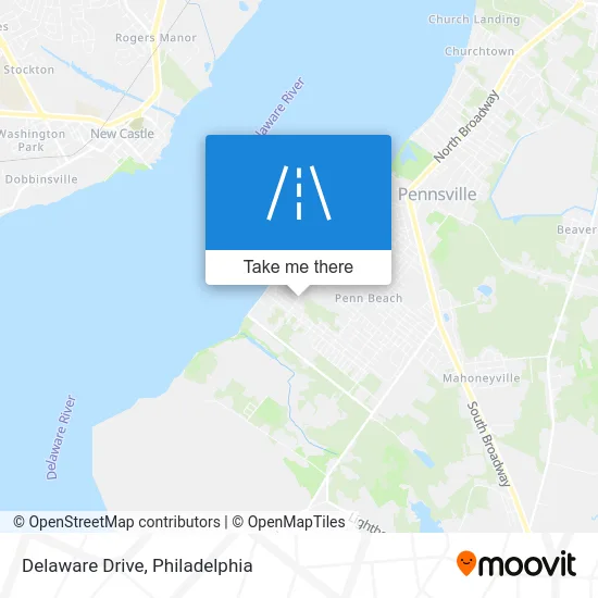 Delaware Drive map