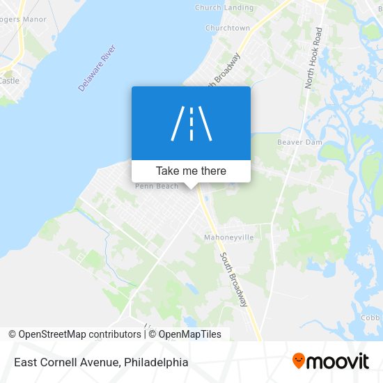 East Cornell Avenue map