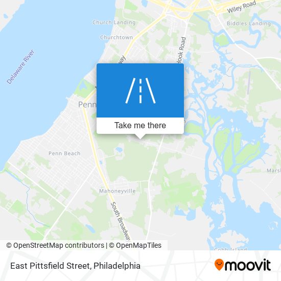 East Pittsfield Street map