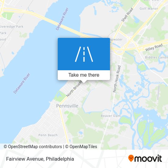 Fairview Avenue map