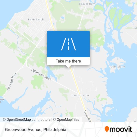 Greenwood Avenue map