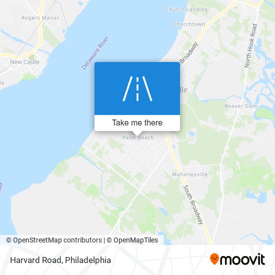 Mapa de Harvard Road