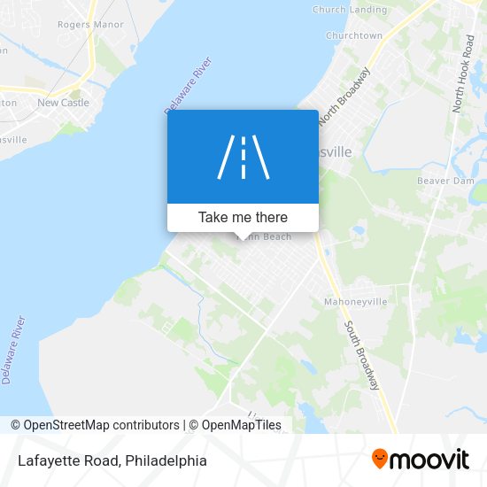 Mapa de Lafayette Road
