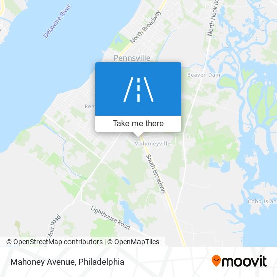 Mapa de Mahoney Avenue