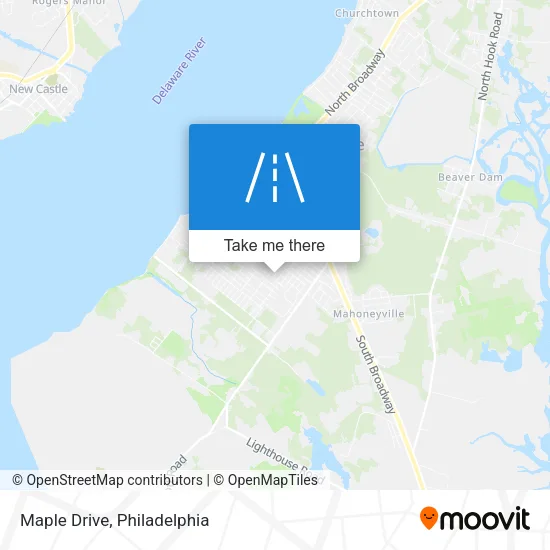Maple Drive map