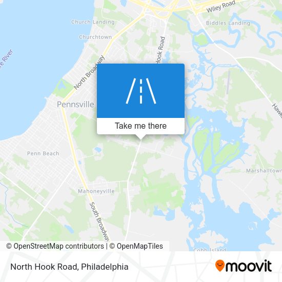Mapa de North Hook Road