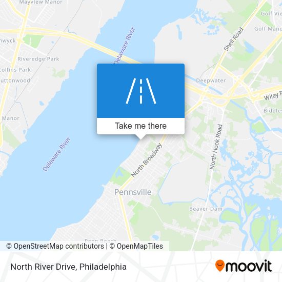 Mapa de North River Drive