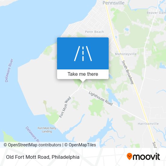 Mapa de Old Fort Mott Road