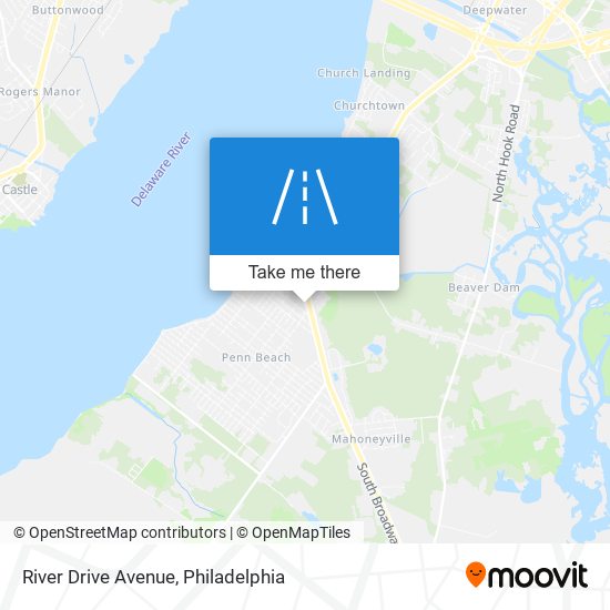 River Drive Avenue map