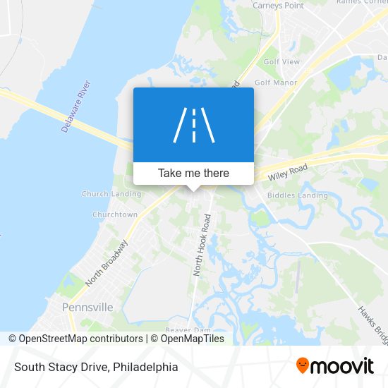 South Stacy Drive map