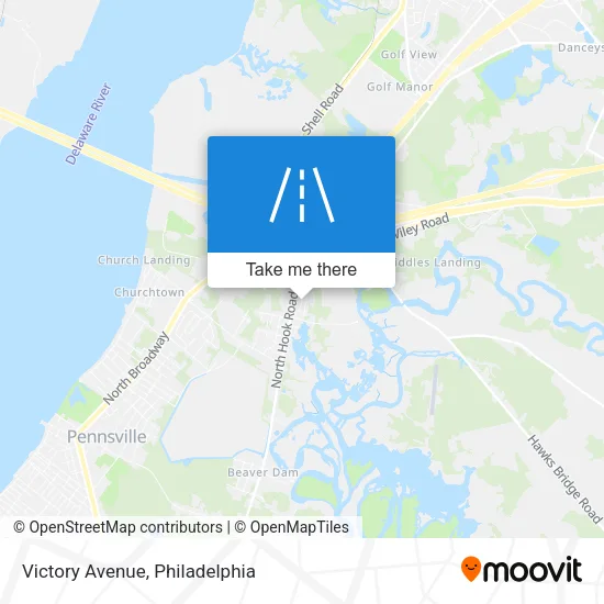 Victory Avenue map