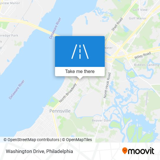 Mapa de Washington Drive