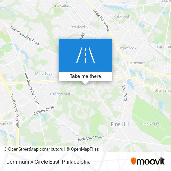 Mapa de Community Circle East