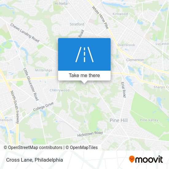Mapa de Cross Lane