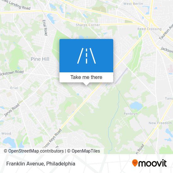 Franklin Avenue map