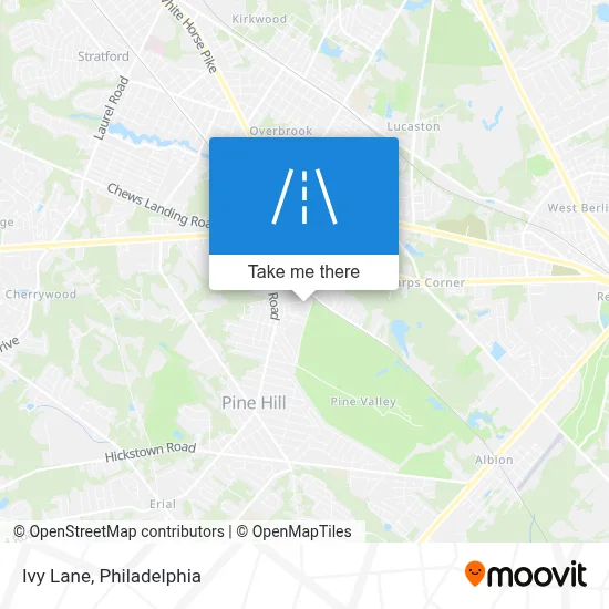 Ivy Lane map