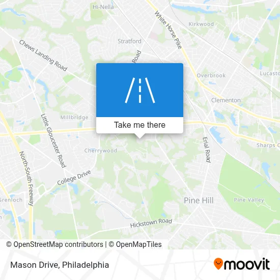 Mason Drive map