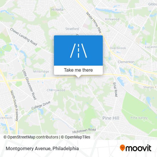 Montgomery Avenue map