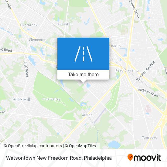 Watsontown New Freedom Road map