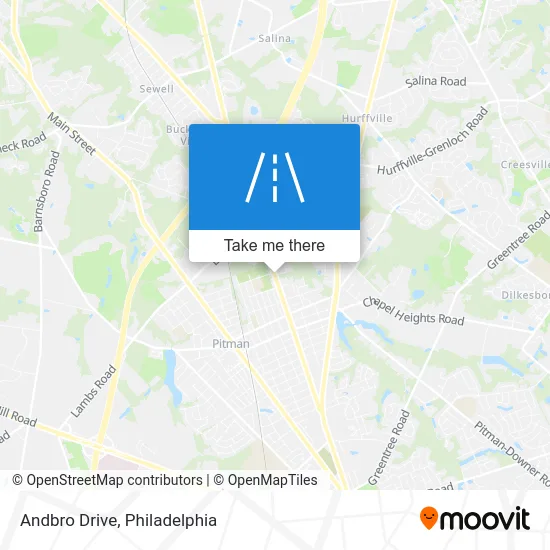 Andbro Drive map