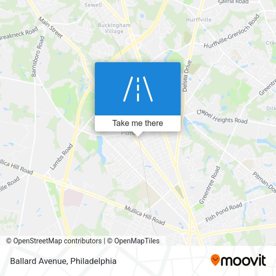 Mapa de Ballard Avenue