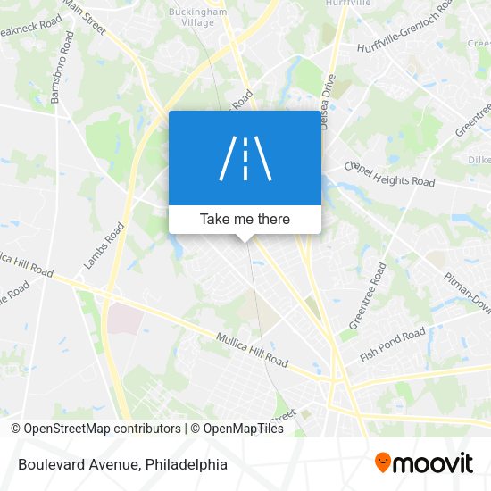 Mapa de Boulevard Avenue