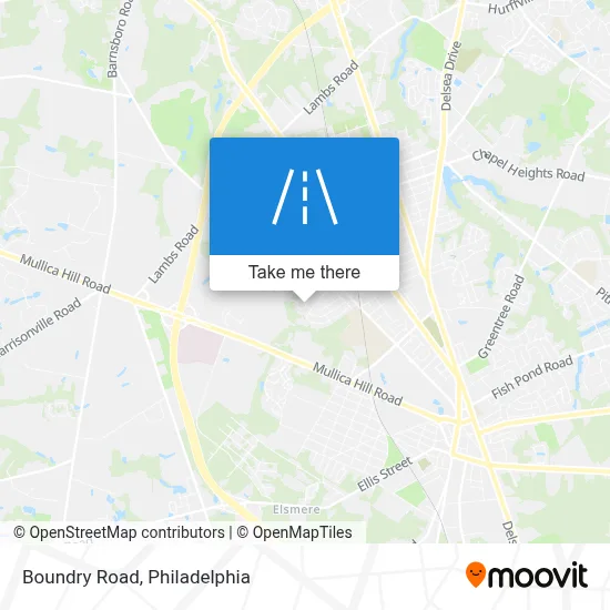 Boundry Road map
