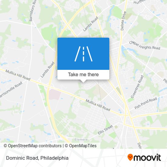 Mapa de Dominic Road