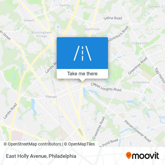 Mapa de East Holly Avenue