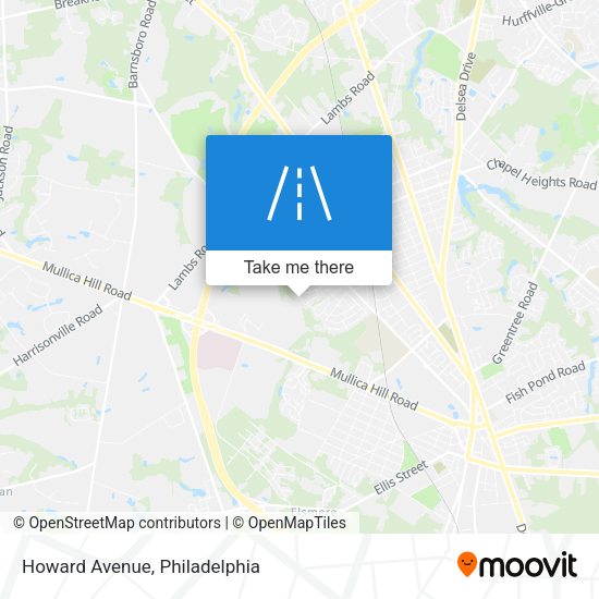 Mapa de Howard Avenue