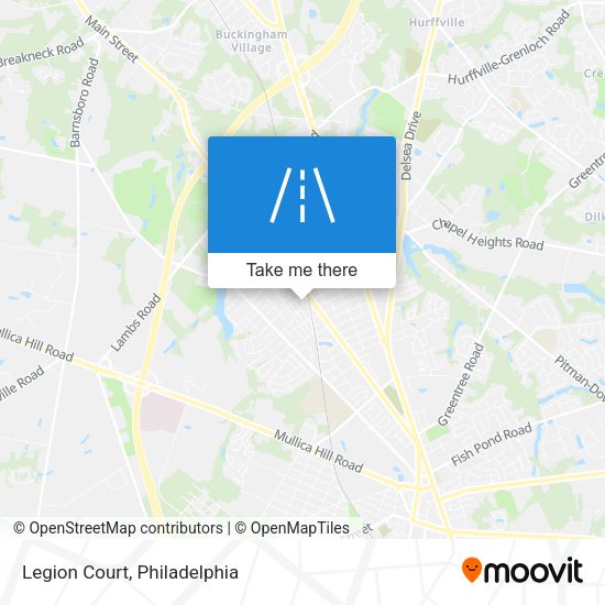 Mapa de Legion Court