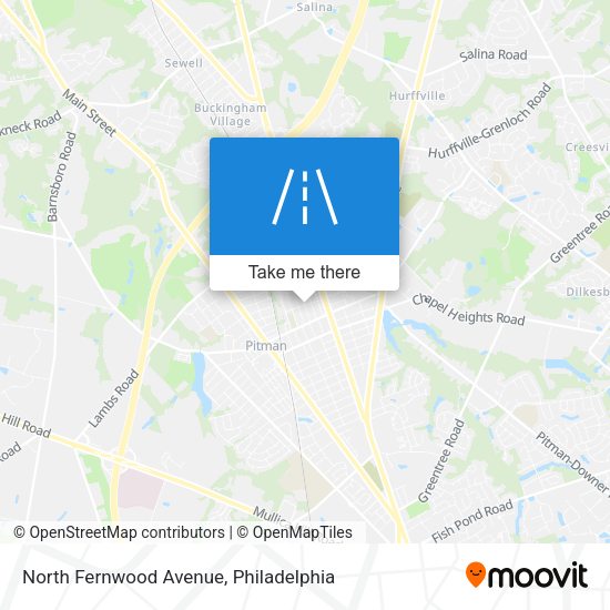Mapa de North Fernwood Avenue