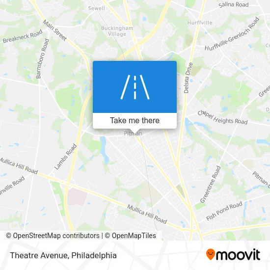 Theatre Avenue map