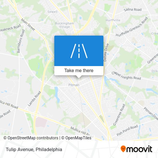 Mapa de Tulip Avenue