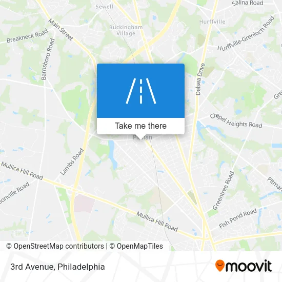 3rd Avenue map